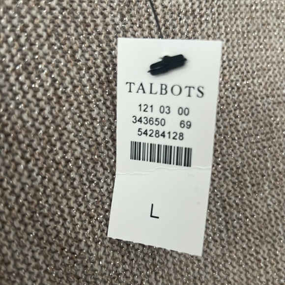 Talbots Bateau Shimmer Dolman Sleeve Sweater L - Picture 6 of 8